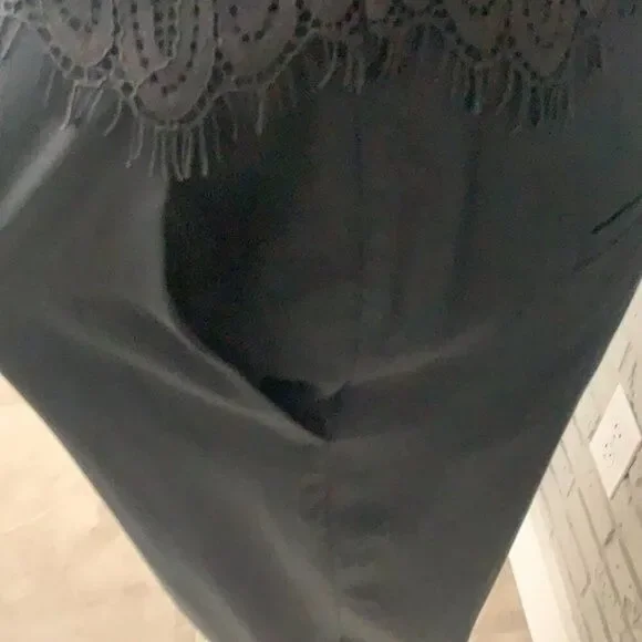 Ann Taylor LOFT Women Black Lace Bodice Jumpsuit Size 6 NWT - Picture 7 of 13